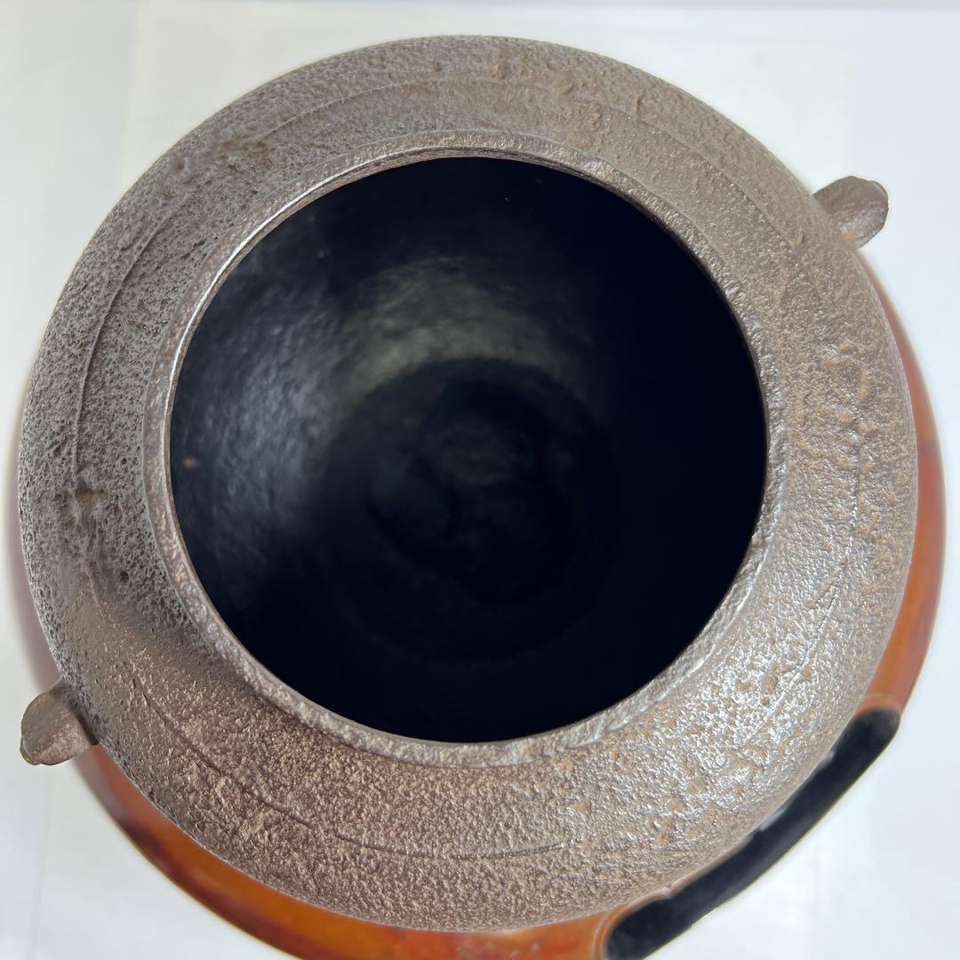 角谷莎村 風炉釜 共箱 7.8㌔ 東Y7-1106①タルサ - メルカリ