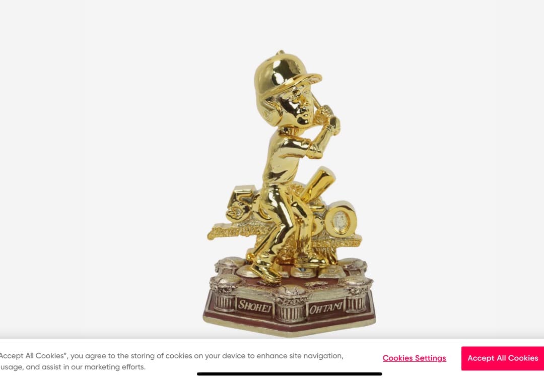 Shohei Ohtani 50/50 Mini Golden ボブルヘッド Amazon.co.jp: 2024個限定 大谷翔平 ボブルヘッド 50 50 ビッグヘッド