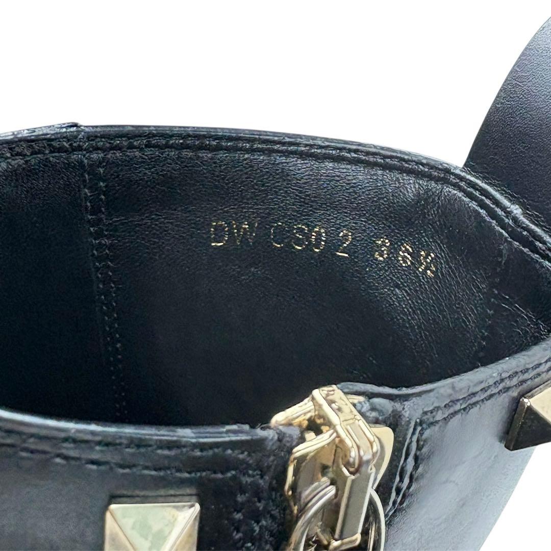 VALENTINO ヴァレンティノ　23.5cm 36.5 ユニークフォーム　黒