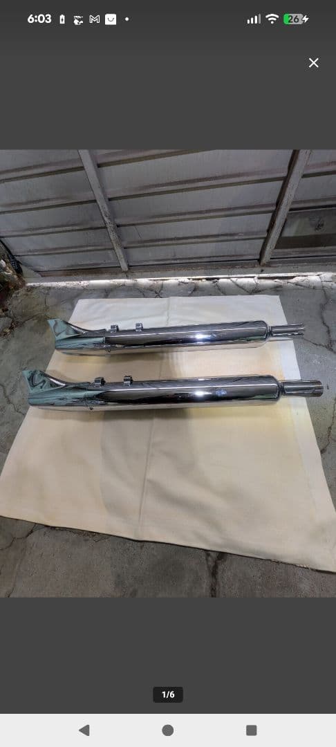 KERKERフィッシュテールマフラー廃盤 ハーレー ソフテイル カーカー フィッシュテールサイレンサー 左右出し