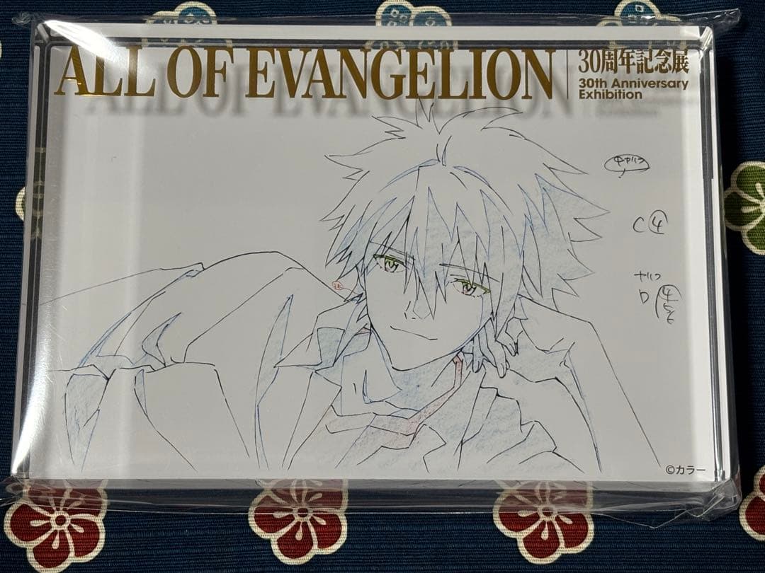エヴァンゲリオン30周年記念展 アクリルブロック トレーディングカード
