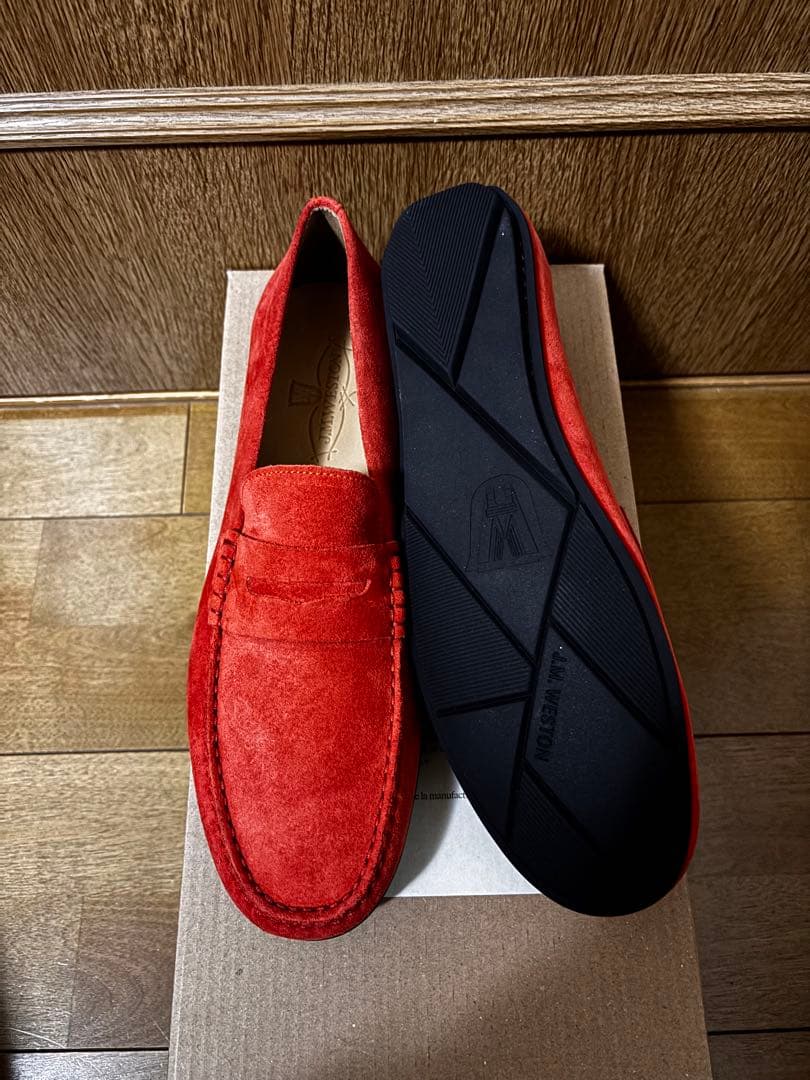 J.M.WESTON ドライビングシューズ WARNING CAR SHOE