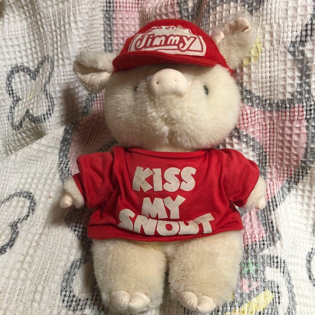 昭和レトロ ヴィンテージ ファースト JIMMY ぶた ぬいぐるみ 中古品