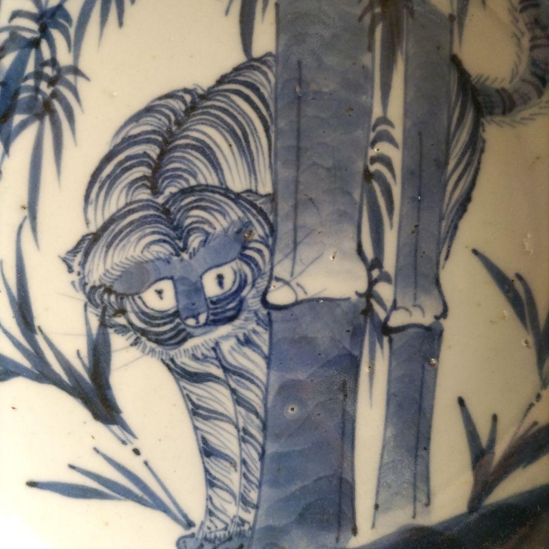 ☆ 古伊万里 江戸期 竹虎 鉢 骨董 アンティーク - メルカリ