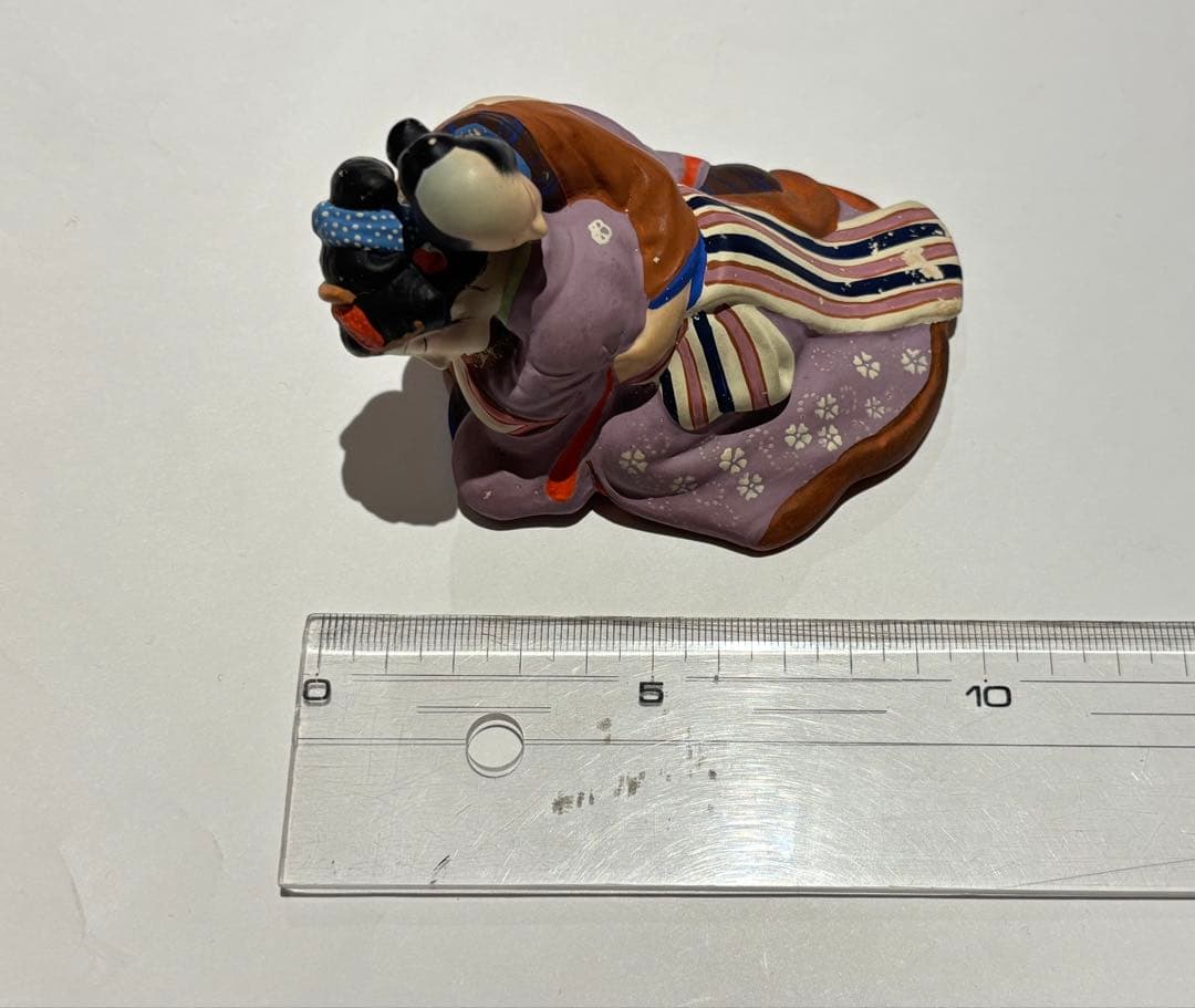 春画人形 裏絵 日本人形 枕絵 陶器 1点