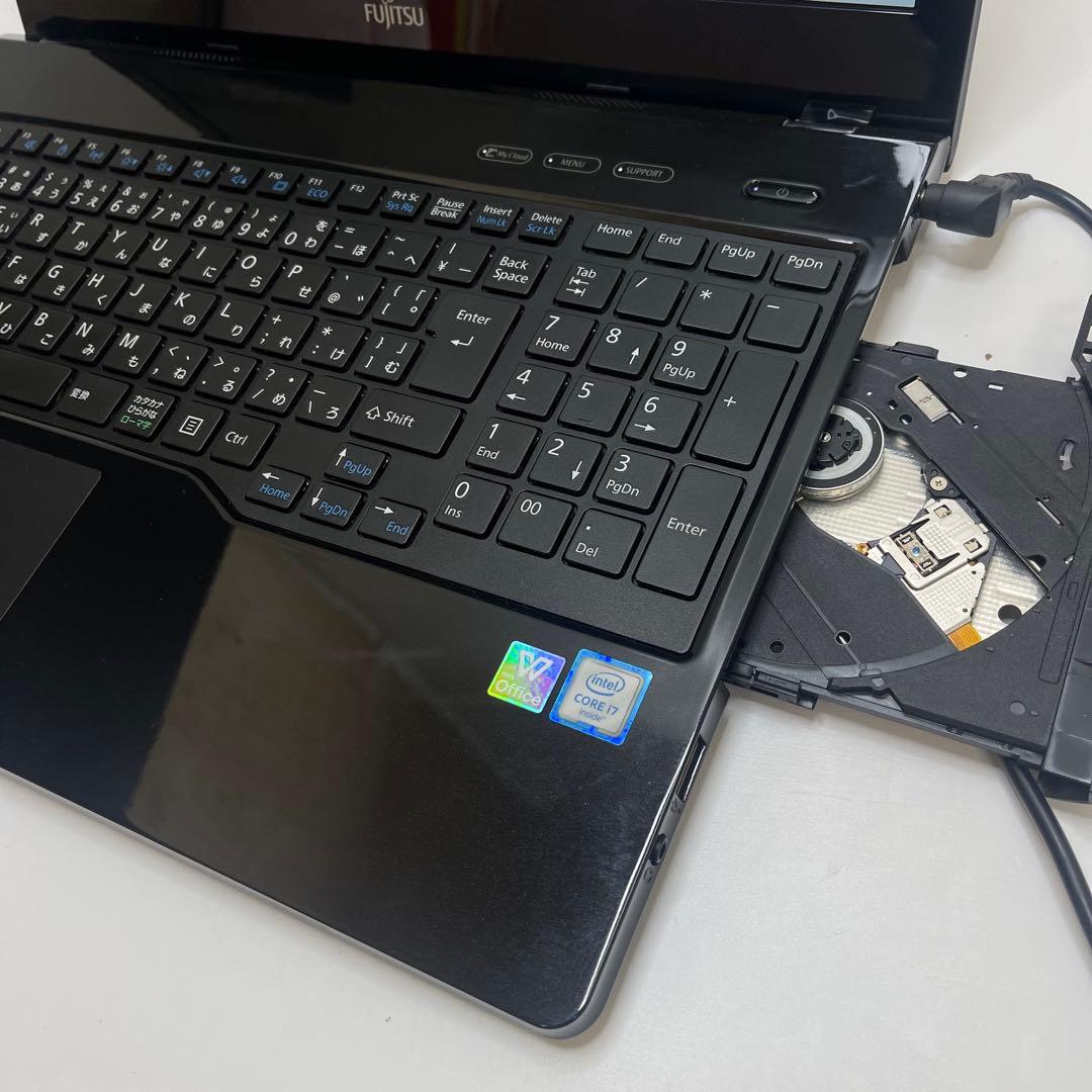 767 富士通 Lifebook WA2/Z i7-6700HQ 8GB - Windowsノート本体お 得