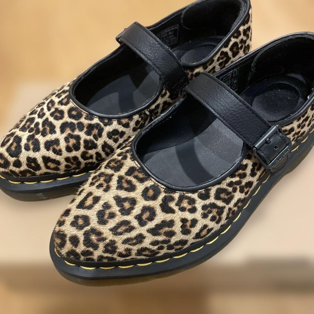 ドクターマーチン　ELPHIE MJ ヒョウ柄 ローファー US6 ドクターマーチン ELPHIE MJ ヒョウ柄 ローファー US6 - メルカリ
