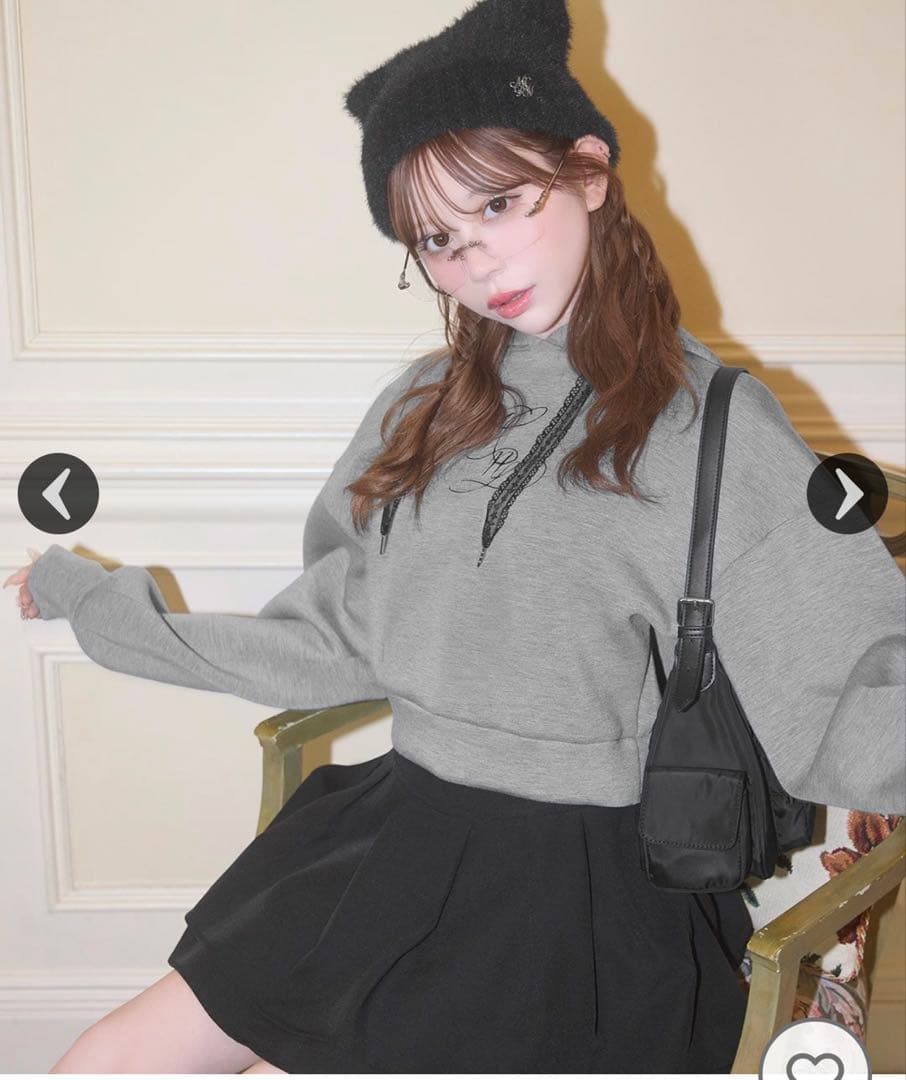 ミシェルマカロン MNロゴフーディー トレーナー ミシェルマカロン MN