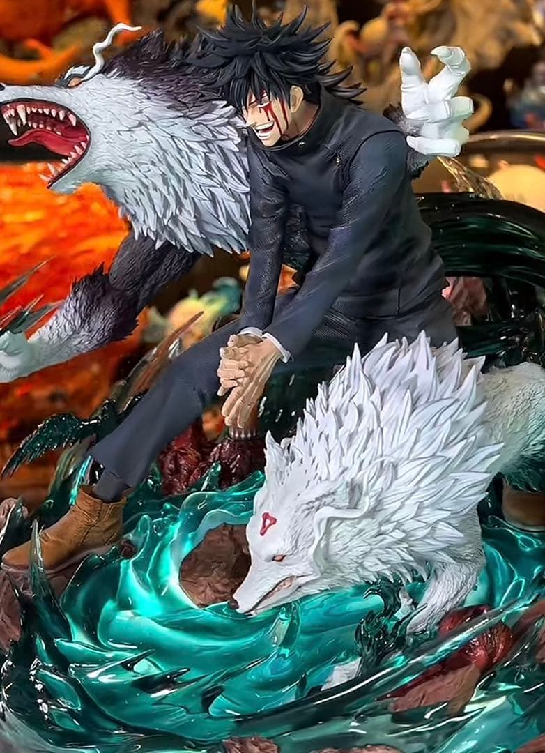 呪術廻戦 伏黒・恵 デヴァイン犬 フィギュア ガレージキット - メルカリ