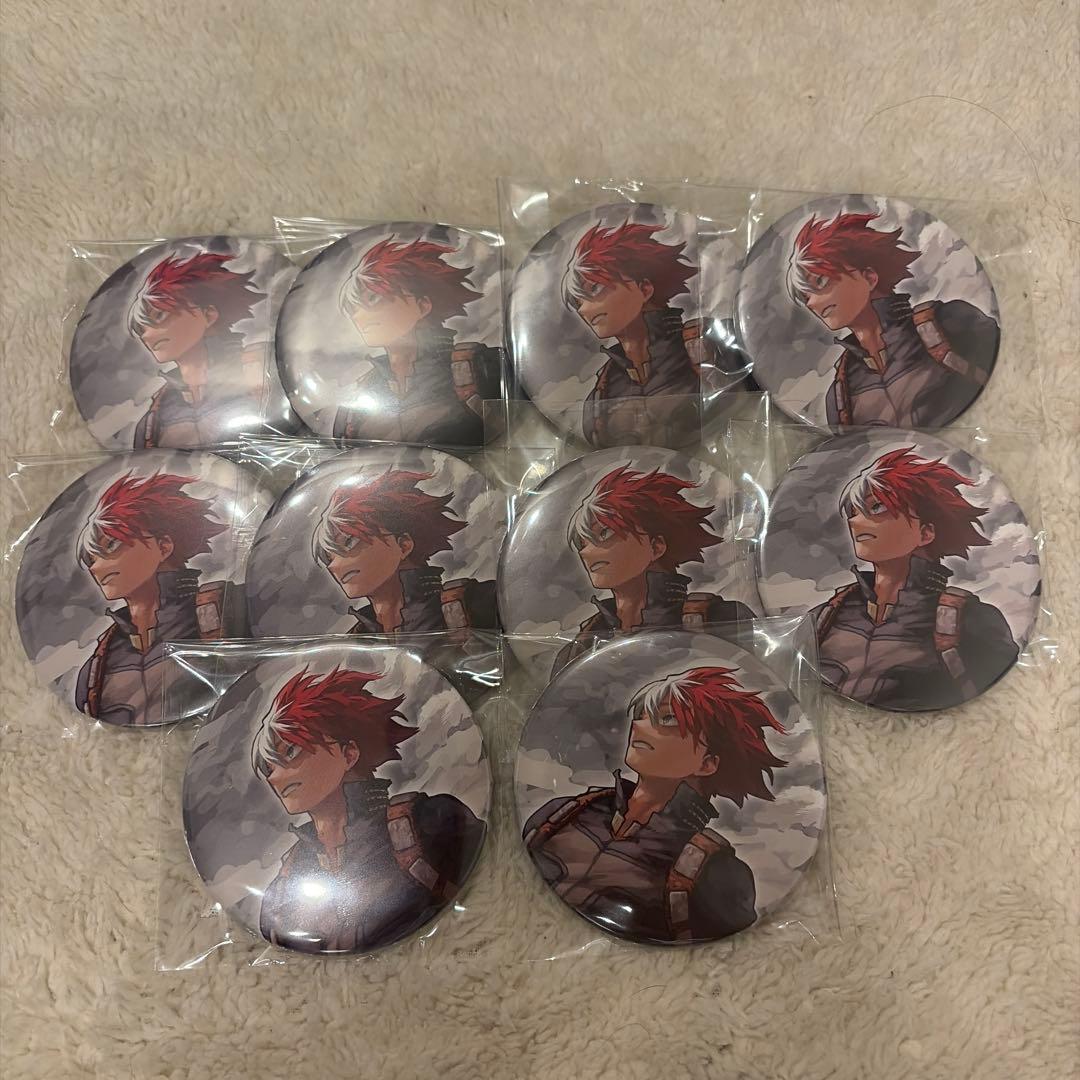 僕のヒーローアカデミア　原画展　コレクション缶バッジ　轟焦凍 僕のヒーローアカデミア ヒロアカ 原画展 コレクション缶バッジ 轟焦凍