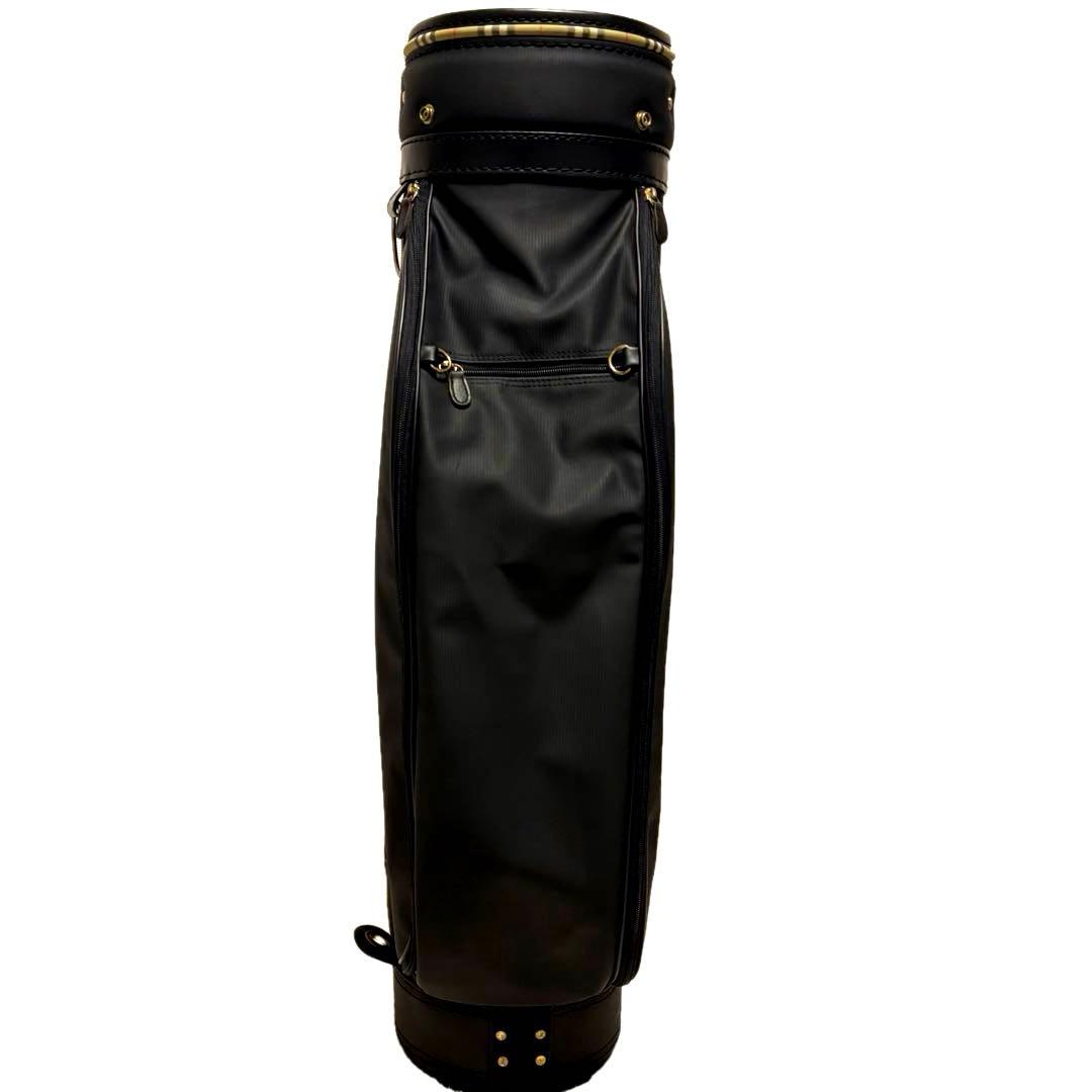 美品 BURBERRY ゴルフバッグ キャディバッグ ノバチェック ブラック
