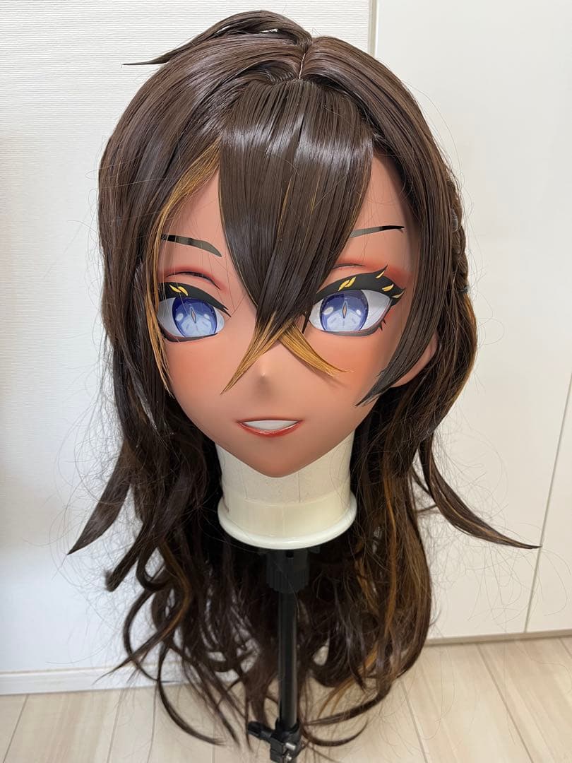 【2/5まで値下げ交渉可能】着ぐるみ　マスク　ディシア　原神 原神(げんしん) ディシア(Dehya) コスプレウィッグ コスプレ衣装