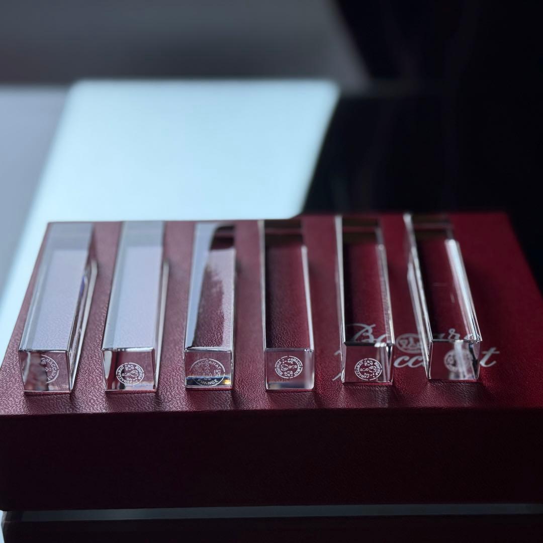 極美品♪オールドバカラ Baccaratカトラリーレスト箸置き6本