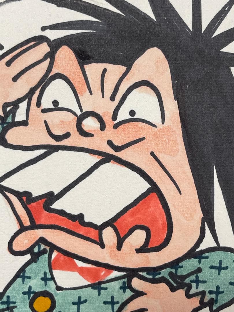 黄色さま専用】おそ松くん【イヤミ】バシェッ＆ムシェーッセット 直筆