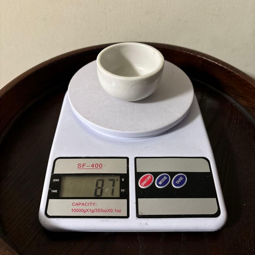 李朝 日帝時代 白磁ぐい呑み 筒盃 骨董 アンティーク 秦秀雄 白洲正子