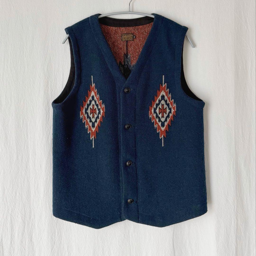 DELUXEWARE ウールブランケット ネイティブ ベスト チマヨ - メルカリ