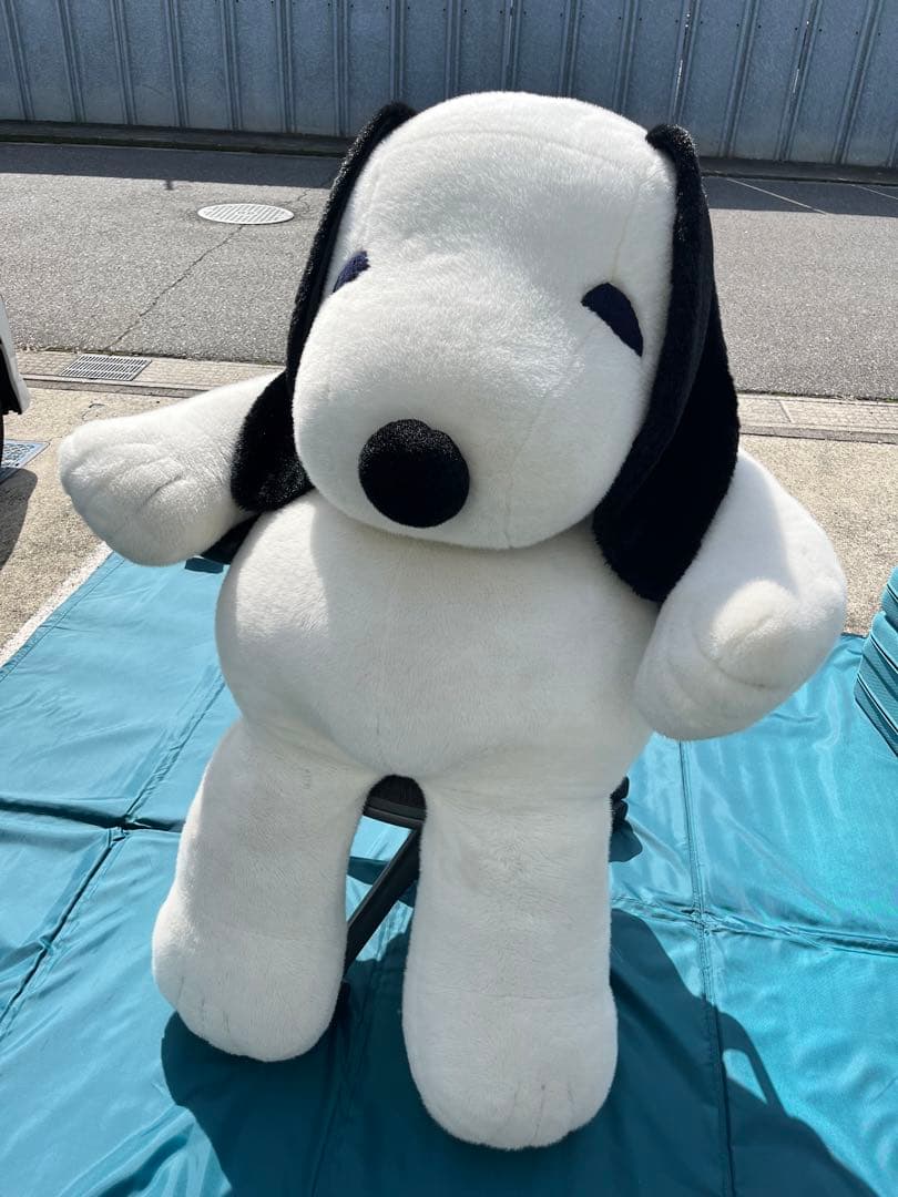 ♪ファミリア/familiar スヌーピー ヴィンテージ 130cm♪ 希少✨ファミリア スヌーピー ぬいぐるみ ヴィンテージ タグ付き