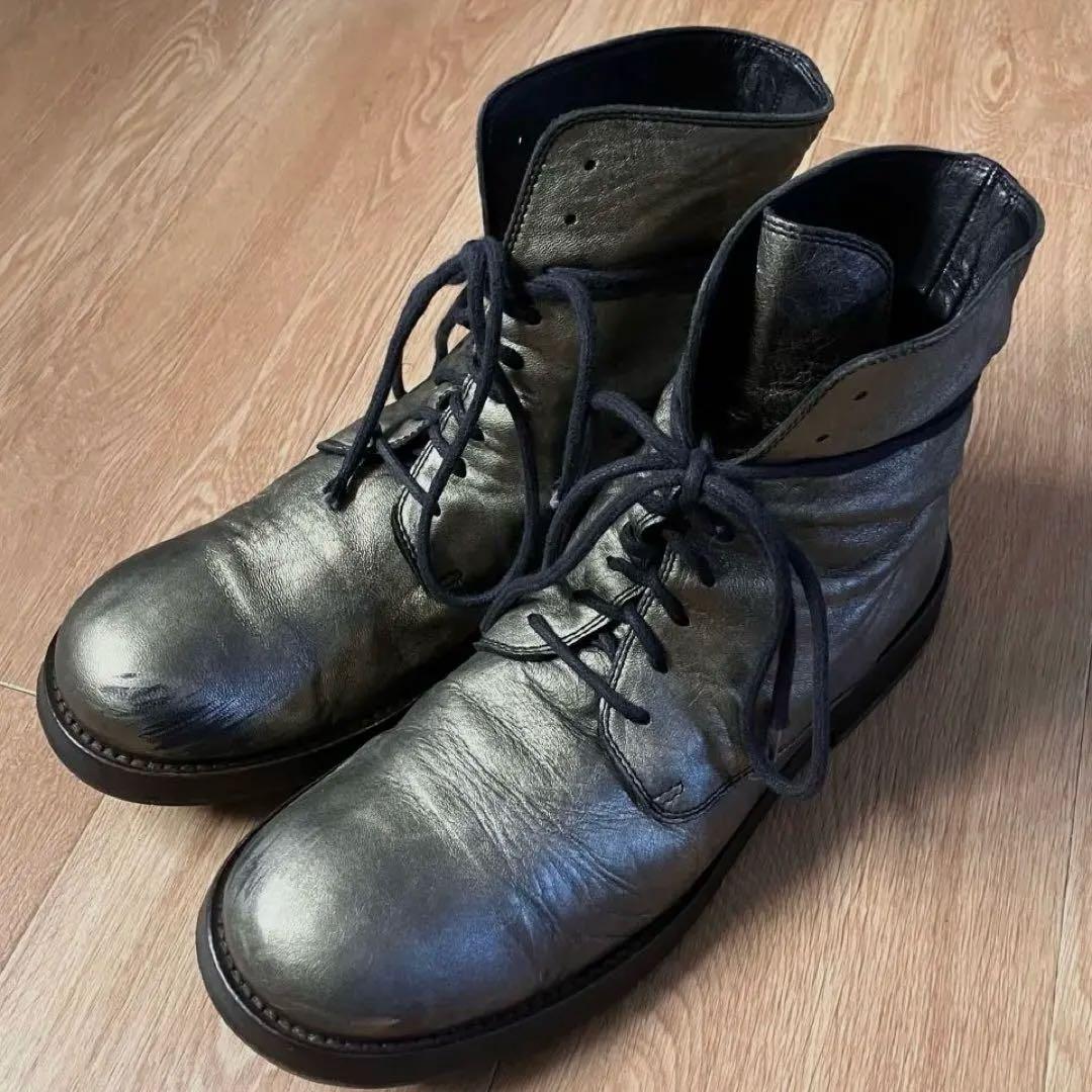 Ann Demeulemeester 2006aw メタリックブーツ希少品 箱付 Ann Demeulemeester 2006aw メタリックブーツ 希少品 - メルカリ