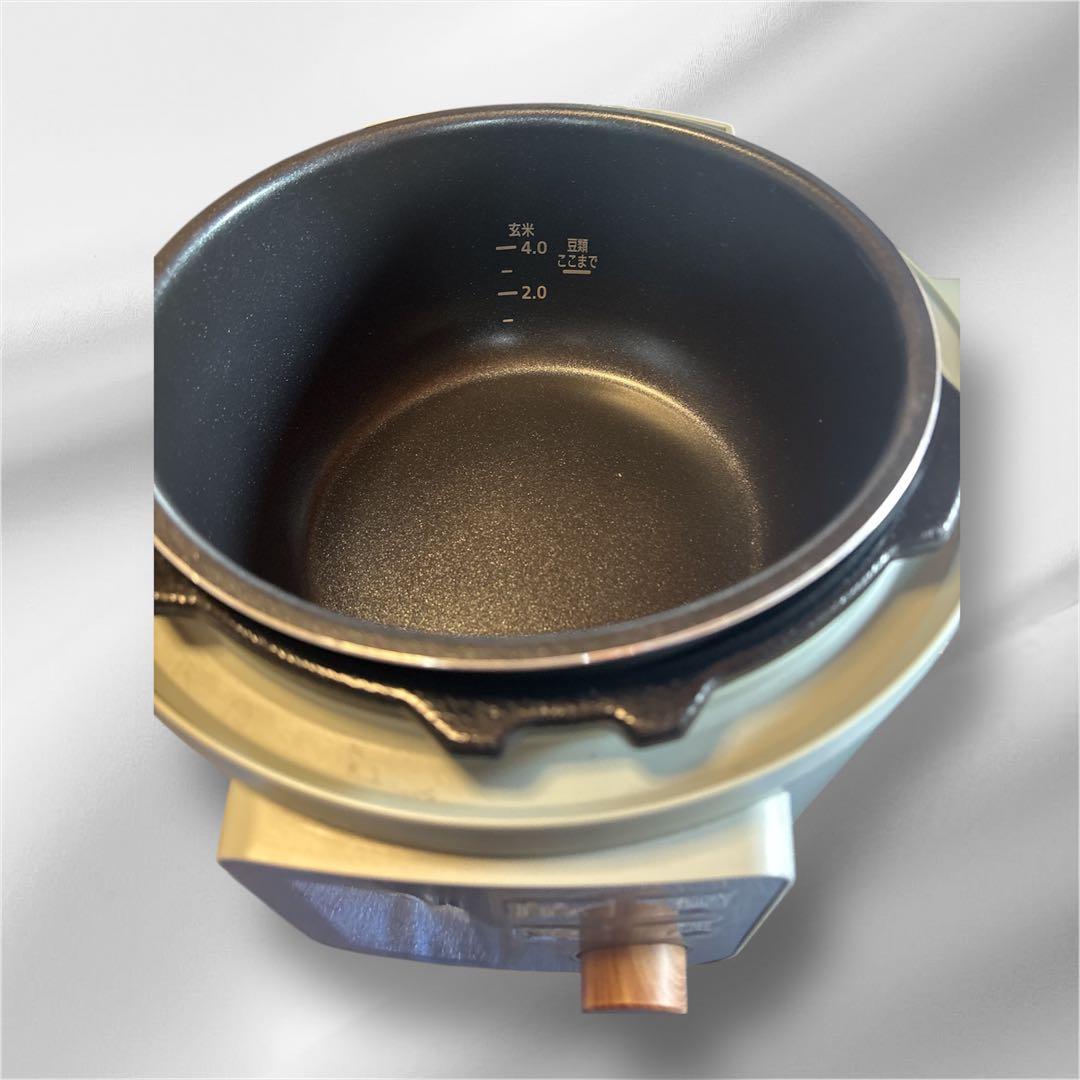 アイリスオーヤマ ケーズデンキ 電気圧力鍋 ピスタチオグリーン 3.0L