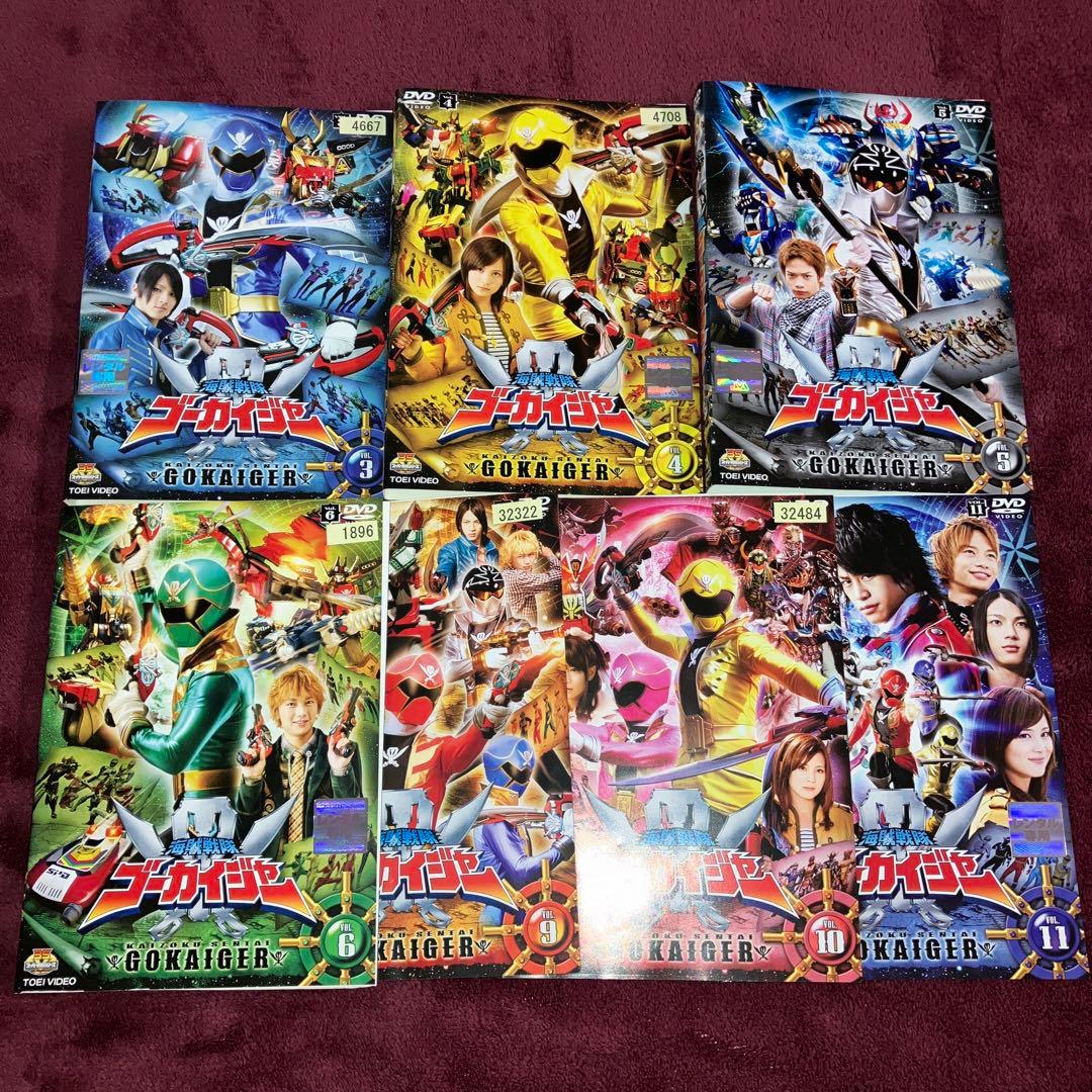 ① 海賊戦隊ゴーカイジャー DVD まとめ 7枚 セット ※全巻では