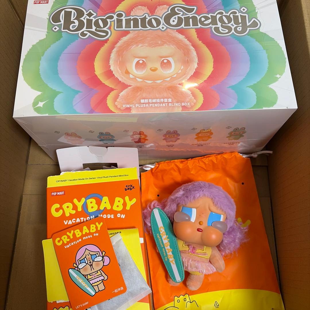 Big into Energy Cry Baby ラブブ クライベイビー box POP MART（ポップマート） POP MART CRYBABY Crying for Love