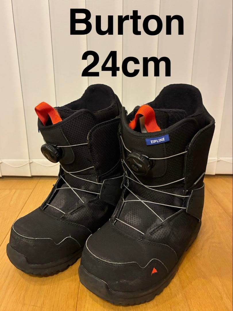 Burton ZIPLINE BOA 24cm 子供用スノーボードブーツ 23-24 BURTON Kids' Zipline BOA スノーボード ブーツ キッズ ジュニア