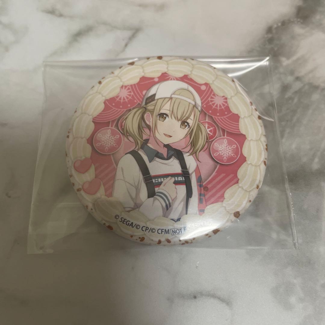 プロセカ プリロール 小豆沢こはね 缶バッジ プロジェクトセカイ 小豆沢こはね プロセカ グリッター缶バッジ