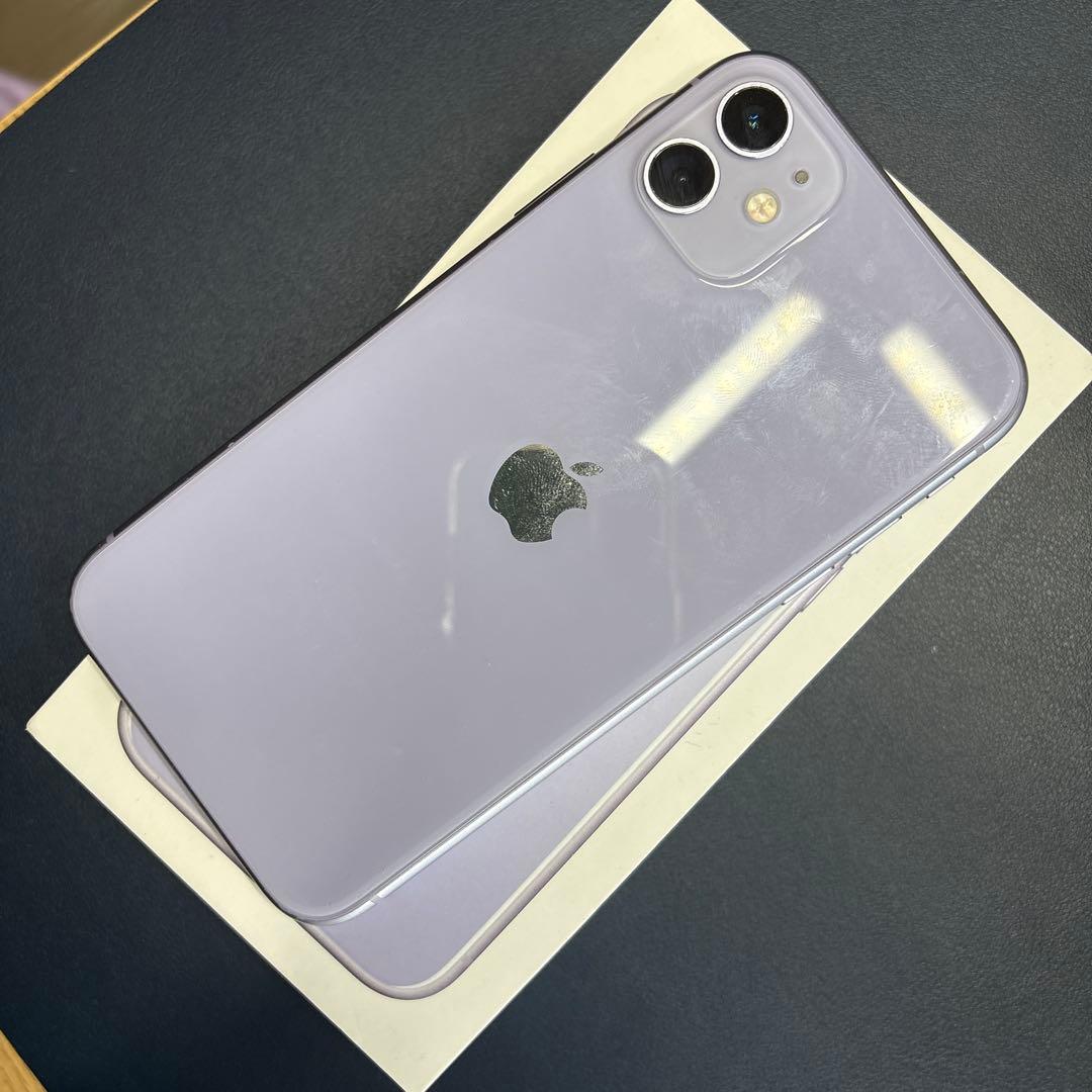 Apple iPhone 11 パープル 本体【バッテリー・スクリーン交換済