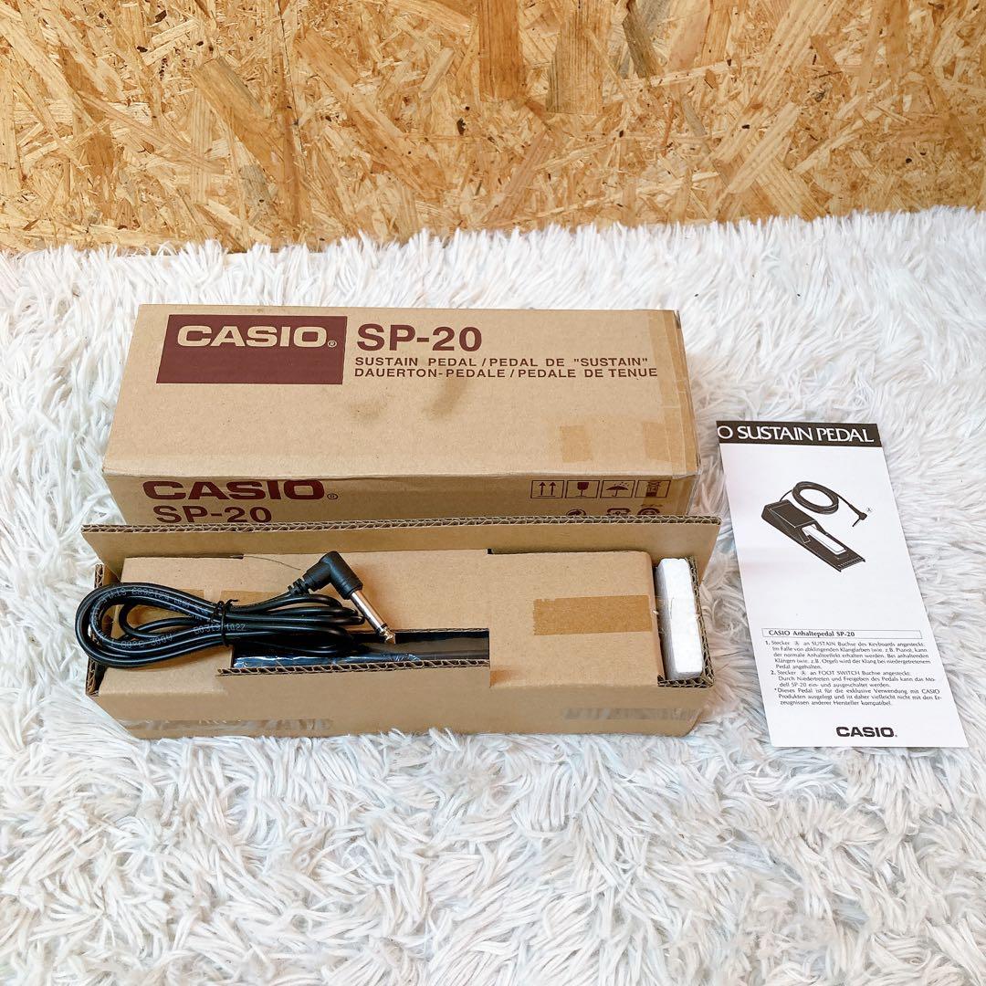 【未使用】　CASIO SP-20 サスティンペダル　キーボードペダル Amazon | カシオ (CASIO) 純正 サスティンペダル SP-20 | 電子ピアノ