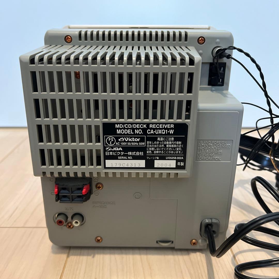 Victor ビクター CD MD カセット コンポ UX-Q1-W - メルカリ