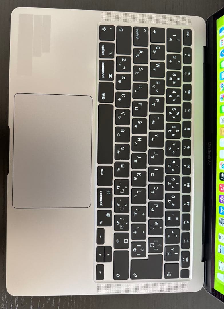 MacBook Air M1 16GB 512GB 充放電165 残量86% - メルカリ