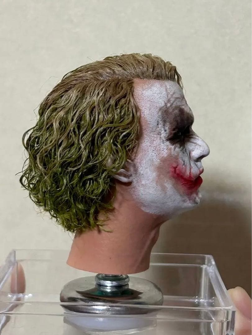 1/6 カスタム植毛ヘッド ダークナイト ジョーカー 審問1.0Ver - メルカリ
