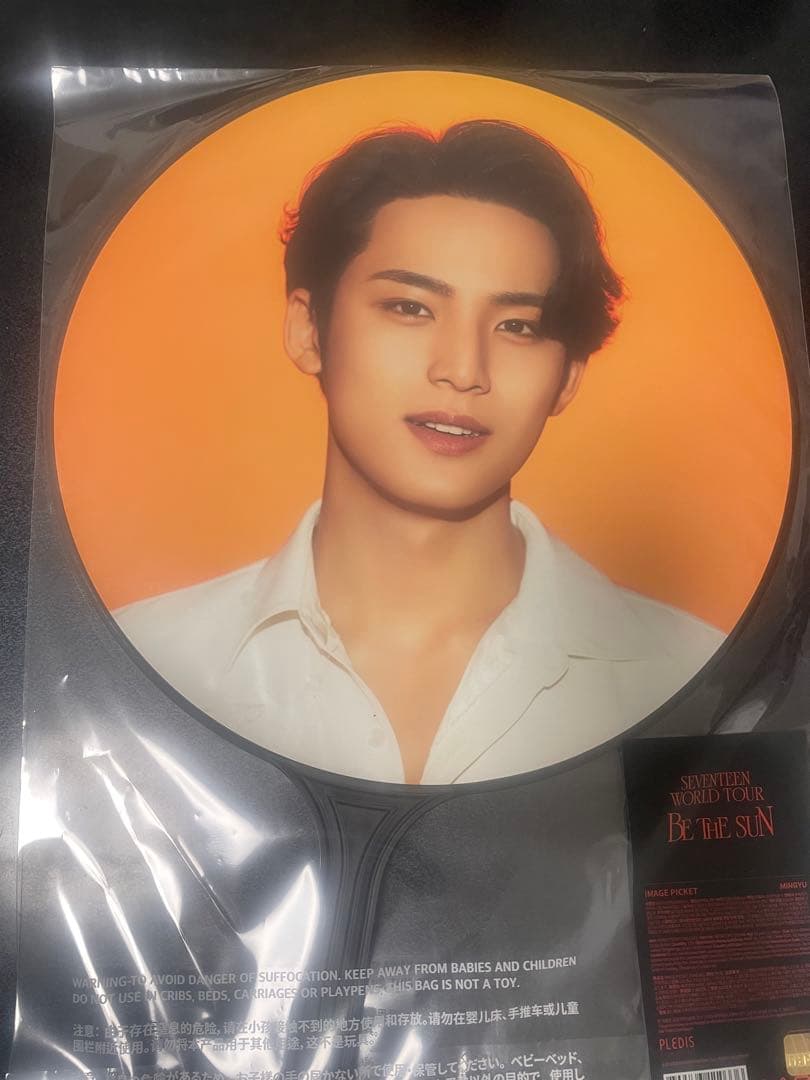 SEVENTEEN ミンギュ be the sun うちわ SEVENTEEN BE THE SUN JAPAN うちわ ミンギュ - メルカリ