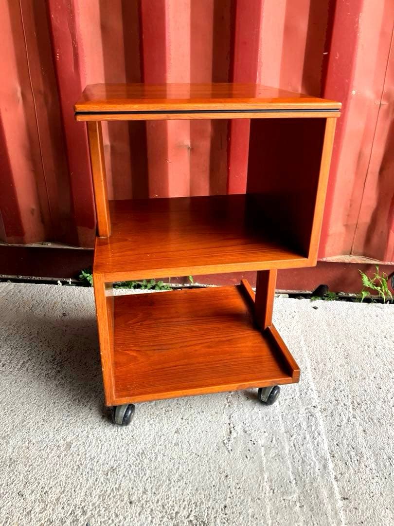 ミッドセンチュリーサイドテーブル 東谷 サイドテーブル コーヒーテーブル アイアン 木 W 25cm H 45.5cm