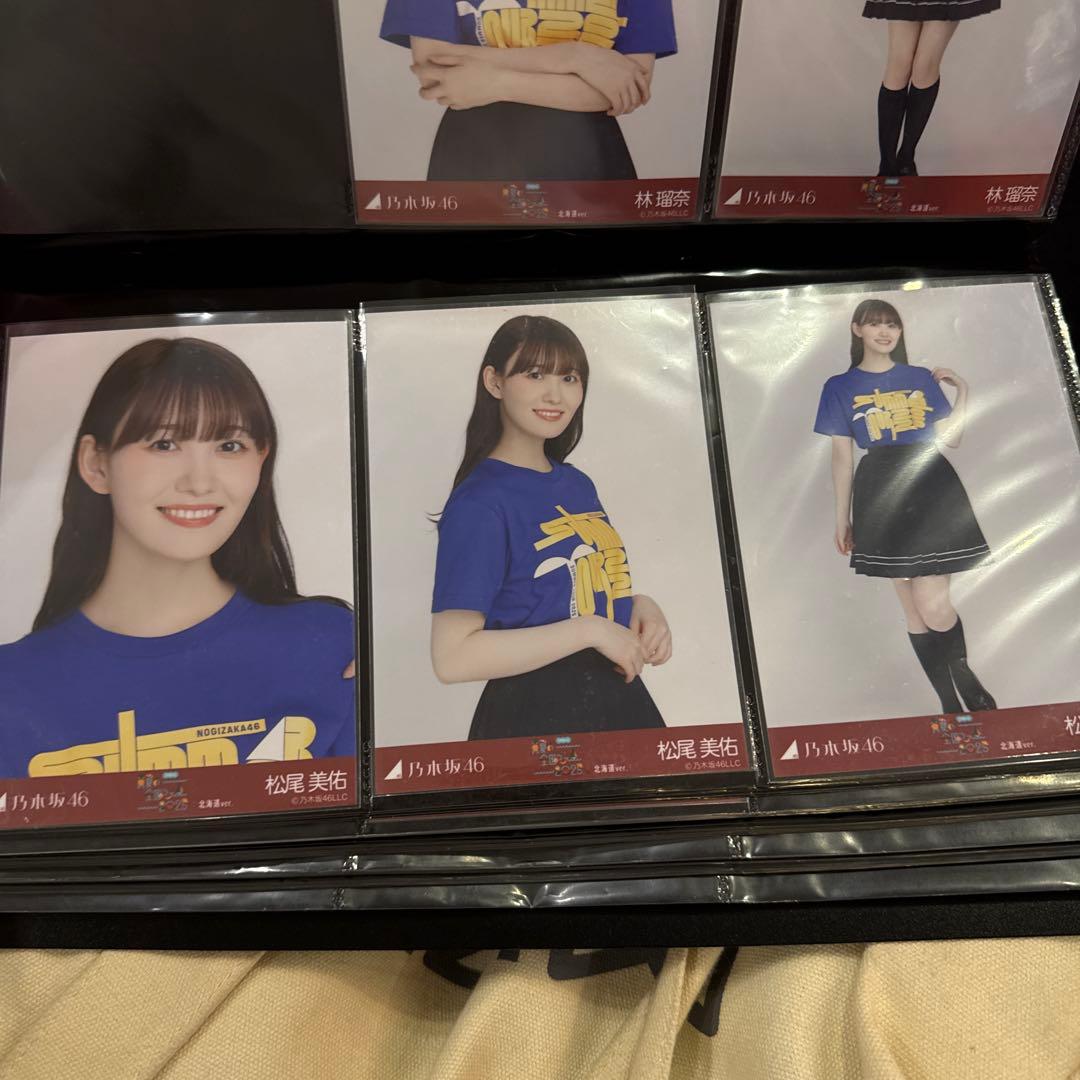 乃木坂46 真夏の全国ツアー2025生写真。 北海道会場限定ライブT松尾