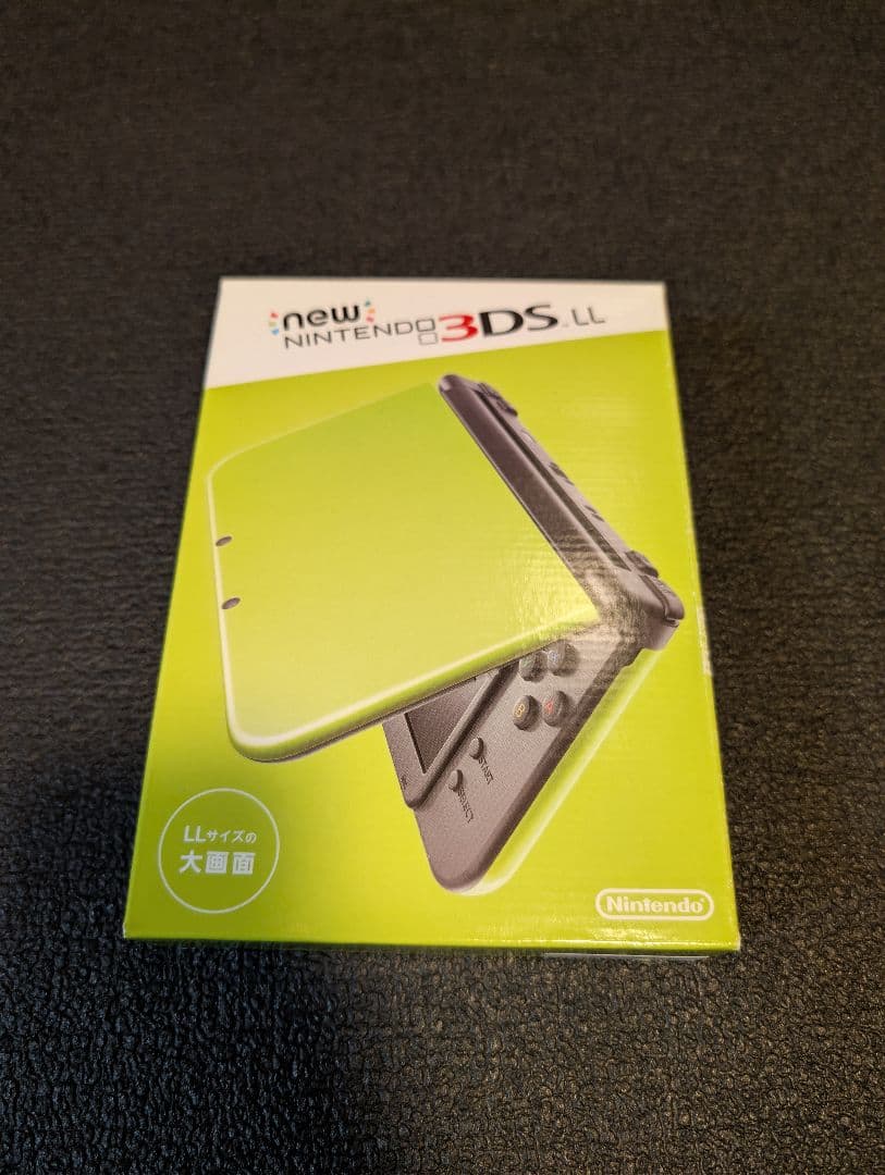 美品】Newニンテンドー3DS LL ライムブラック 上IPS液晶 充電器付