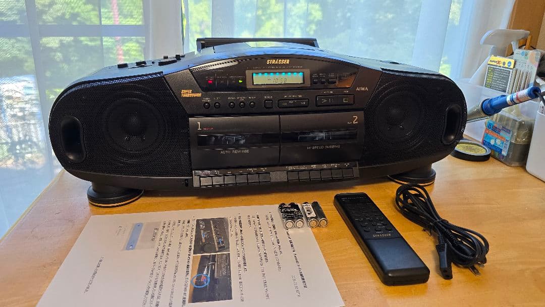 く*み様 AIWA CSD-XR50改 Bluetooth対応CDラジカセ完動品 - メルカリ