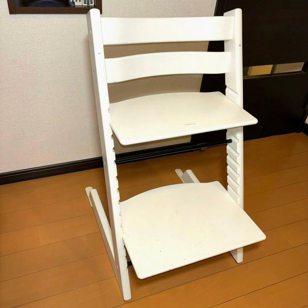 ストッケ STOKKE トリップトラップ ホワイト シリアルナンバー6 - メルカリ