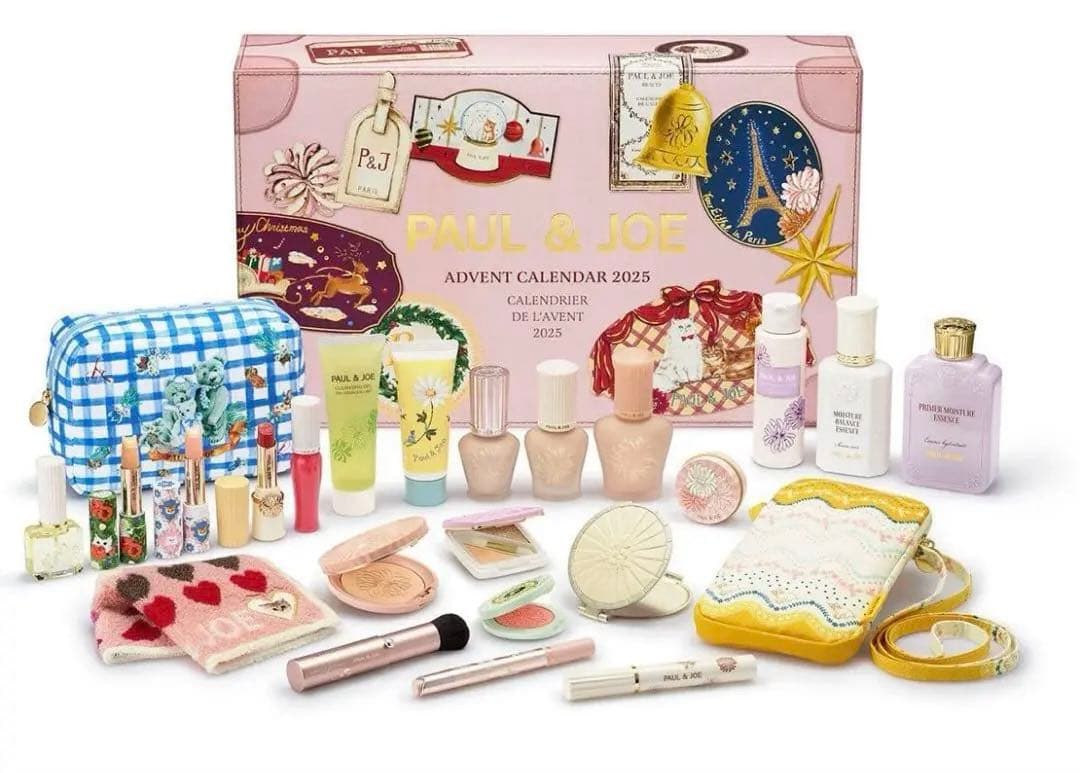 PAUL&JOE ポール＆ジョー アドベントカレンダー 2025 限定 ポール & ジョー ボーテ25年クリスマスコフレ、豪華アドベント
