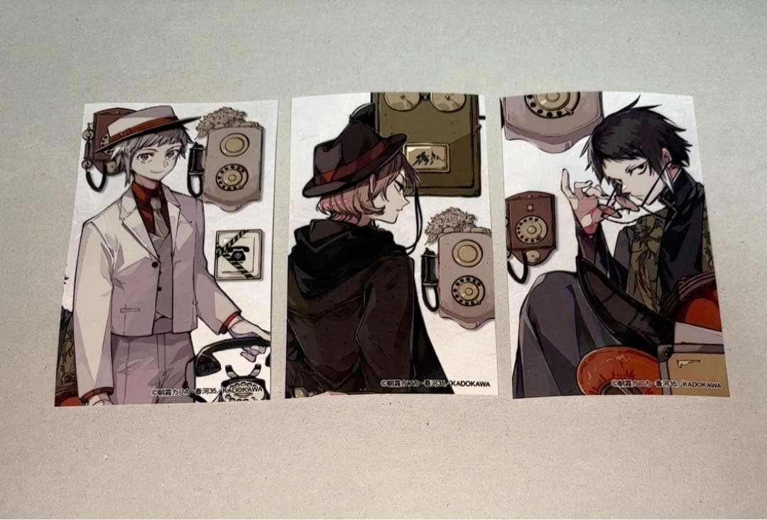 文豪ストレイドッグス トレーディングミニブロマイド 中原中也 芥川