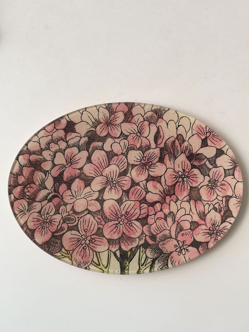 美品 ジョンデリアン デコパージュプレート 1点