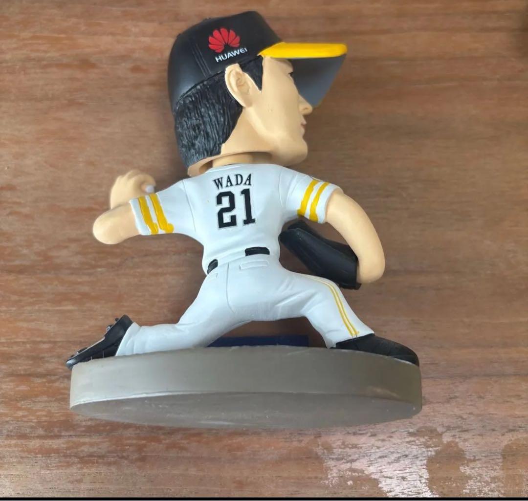 ソフトバンクホークス和田毅21 フィギュア　非売品のため貴重な品となります。 記念グッズ】和田毅投手引退記念グッズ第1弾／【新商品】11/24（日