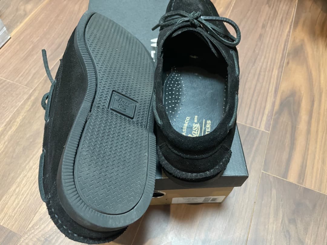 G.H.BASS×green label relaxingスエードデッキシューズ