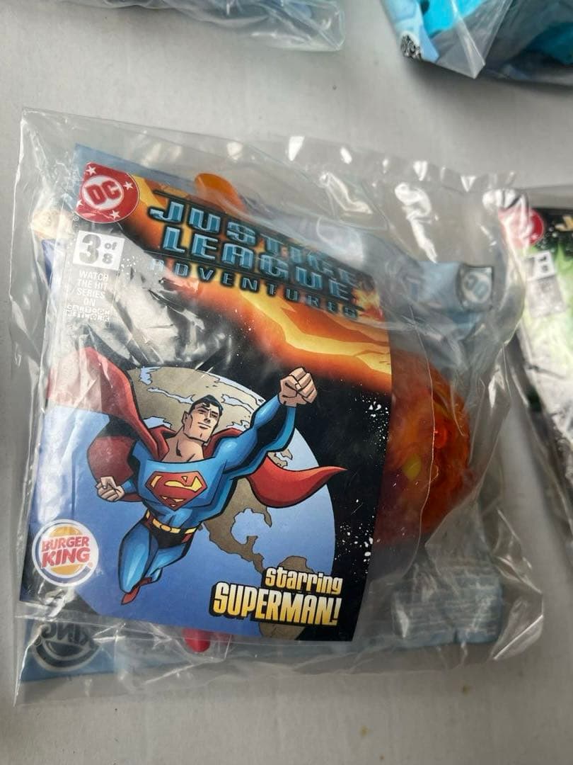 バーガーキング 米国 キッズミール 2003年 ジャスティスリーグ 全8個