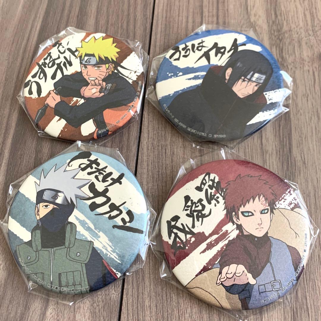 NARUTOJ-WORLDはたけカカシ和紙缶バッジ絆