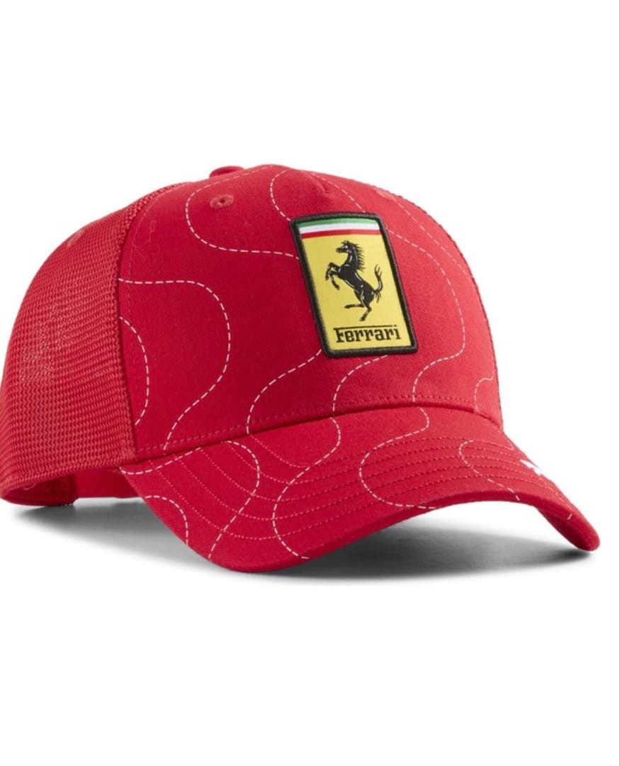 PUMA スクーデリア フェラーリ SF モンツァ トラッカーキャップ レッド PUMA（プーマ） 2025 PUMA スクーデリア フェラーリ SF モンツァ