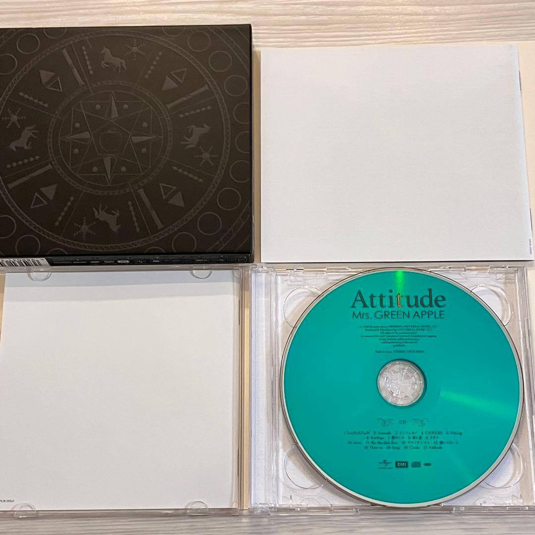 正規品】Mrs. GREEN APPLE Attitude 初回限定盤 - メルカリ