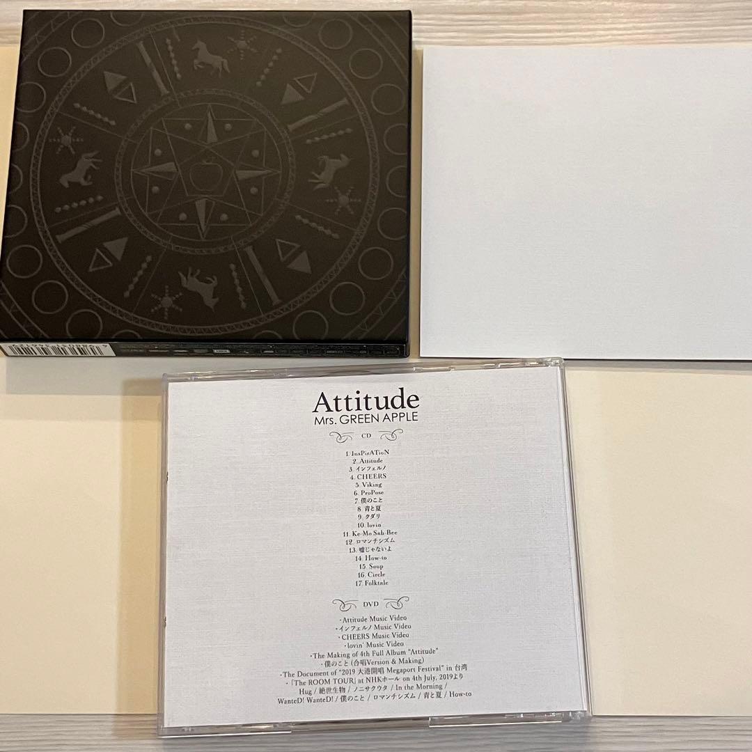 正規品】Mrs. GREEN APPLE Attitude 初回限定盤 - メルカリ