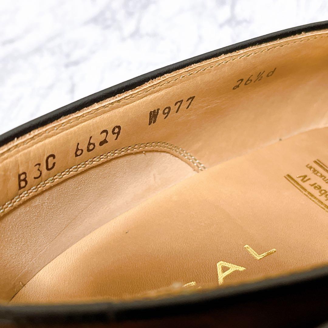 極美品【REGAL リーガル】タッセルローファー 濃茶 26.5 W977 本革