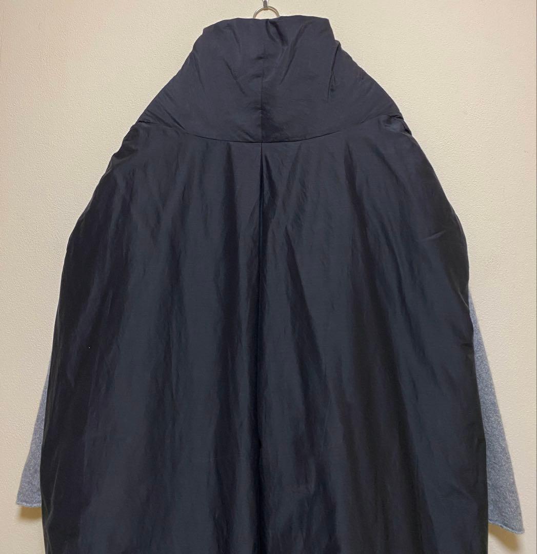 ヨーガンレール 2024AW シルクコットンダウン ケープコート ババグーリ